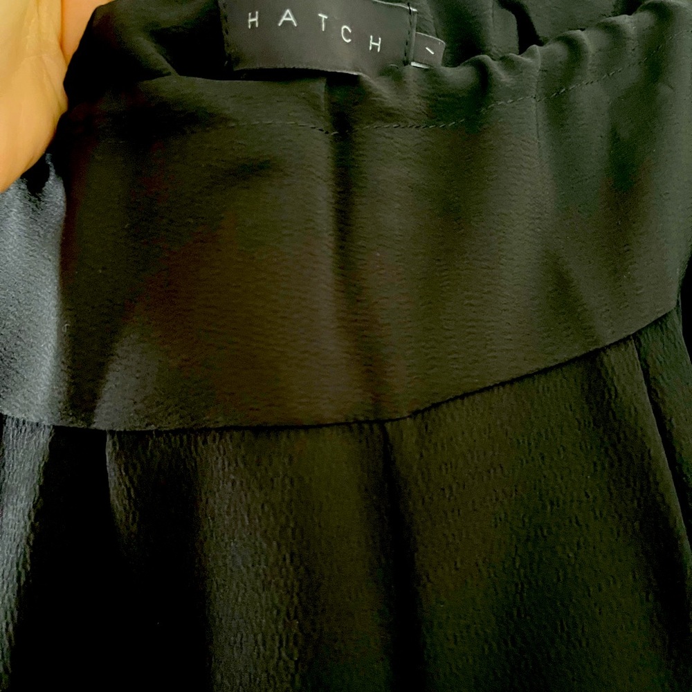 Hatch Drawstring Black Maternity Pants Size 1 - image 2
